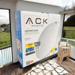 ACK 12W Led Duvar Armatürü / Beyaz/ 6500-4000-3000K Butonlu Renk Seçeneği AT15-01290