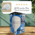 ACK 20W 220-240V E27 6500K Dob T100 Led Ampul AA13-02023