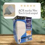 ACK 50W 220-240V E27 3000K T140 Led Ampul AA13-05020
