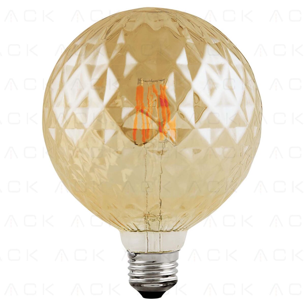 ACK 4W 220-240V E27 2200K G125 Led Rustık Ampul AB58-00420 - Görsel 3