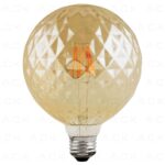 ACK 4W 220-240V E27 2200K G125 Led Rustık Ampul AB58-00420 - Görsel 3