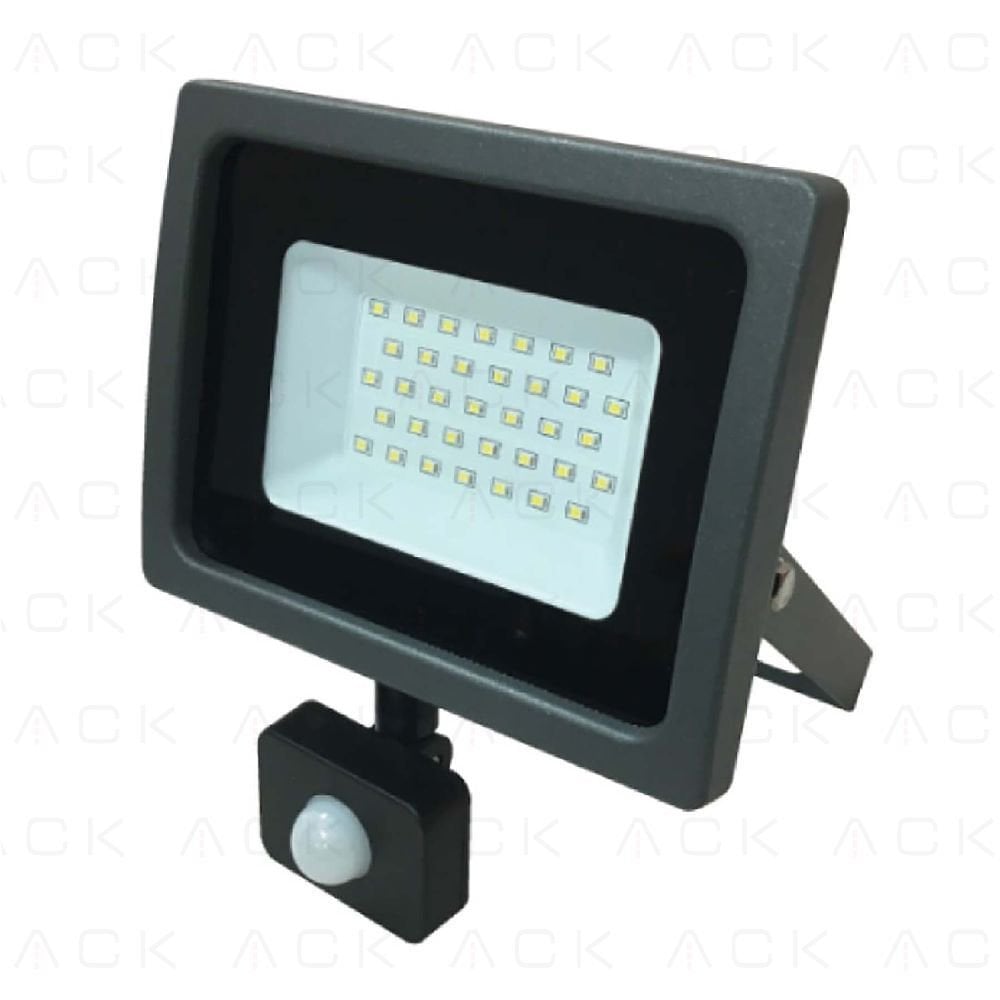ack-30w-siyah-6500k-ip65-sensorlu-smd-led-projektor-204913 Ack 30W Siyah 6500K Ip65 Sensörlü Smd Led Projektör - Görsel 1