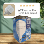 ACK 40W 220-240V E27 6500K T120 Led Ampul AA13-04023