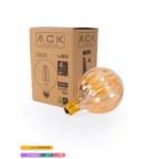 ACK 4W 220-240V E27 2200K G100 Led Rustık Ampul AB57-00420 - Görsel 5