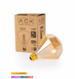 ACK 4W 220-240V E27 2200K Prızmatık Led Rustık Ampul AB50-00420 - Görsel 2