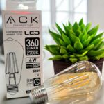 ACK 4W 220-240V E27 2200K St64 Led Rustık Ampul AB46-00420