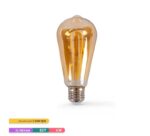 ACK 4W 220-240V E27 2200K St64 Led Rustık Ampul AB46-00420 - Görsel 5