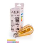 ACK 4W 220-240V E27 2200K St64 Led Rustık Ampul AB46-00420 - Görsel 3