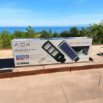 ACK AT42-09031 90W 6500K Beyaz Led Solar Sokak Armatürü