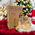 ACK 4W 220-240V E27 2200K G125T Led Rustık Ampul AB59-00420