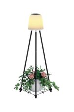 ACK Solar Led Ayaklı Aplik Siyah Ip54 457Mmx457Mmx107Mm AG60-06851 - Görsel 2