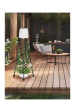 ACK Solar Led Ayaklı Aplik Siyah Ip54 457Mmx457Mmx107Mm AG60-06851 - Görsel 3