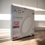 ACK 18W Beyaz 6500K Sıva Altı Yuvarlak Led Panel AP01-01830 - Görsel 2