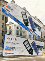 ACK 120W 6500K Solar Sokak Armatürü AT42-09131 - Görsel 3