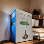 ACK Banker Masa Lambası Yesıl Cam - Eskıtme Govde E27 AF10-00527 - Görsel 3