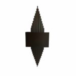 Ack Dekoratif Aplik Armatur E27 Siyah-Siyah