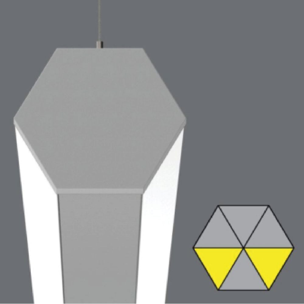 ack-dekoratif-led-altigen-linear-armatur-3000k-42w-205053 Ack Dekoratif Led Altigen Linear Armatur 3000K 42W - Görsel 1