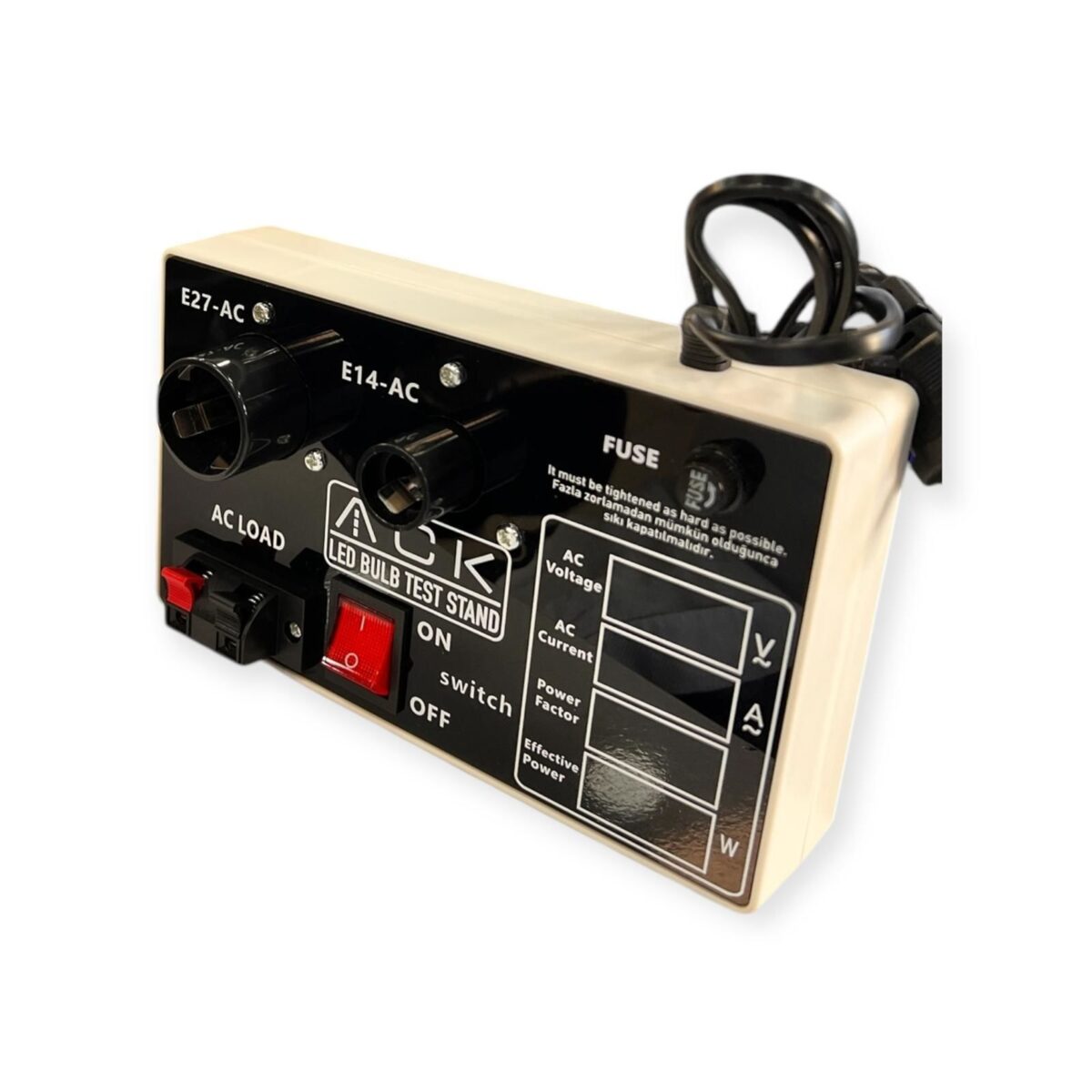 Ack Ampul Test Cihazi E27-Ac / E14-Ac - Görsel 2