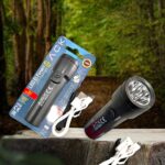 ACK Led Fener 1W Siyah Gövde 30Cm Mikro Usb Kablolu AC06-00231 - Görsel 3