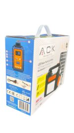 ACK Güneş Panelli Işıldak 1W 1-2Mikro Usb+C Tipi Kablolu AC01-00830 - Görsel 3