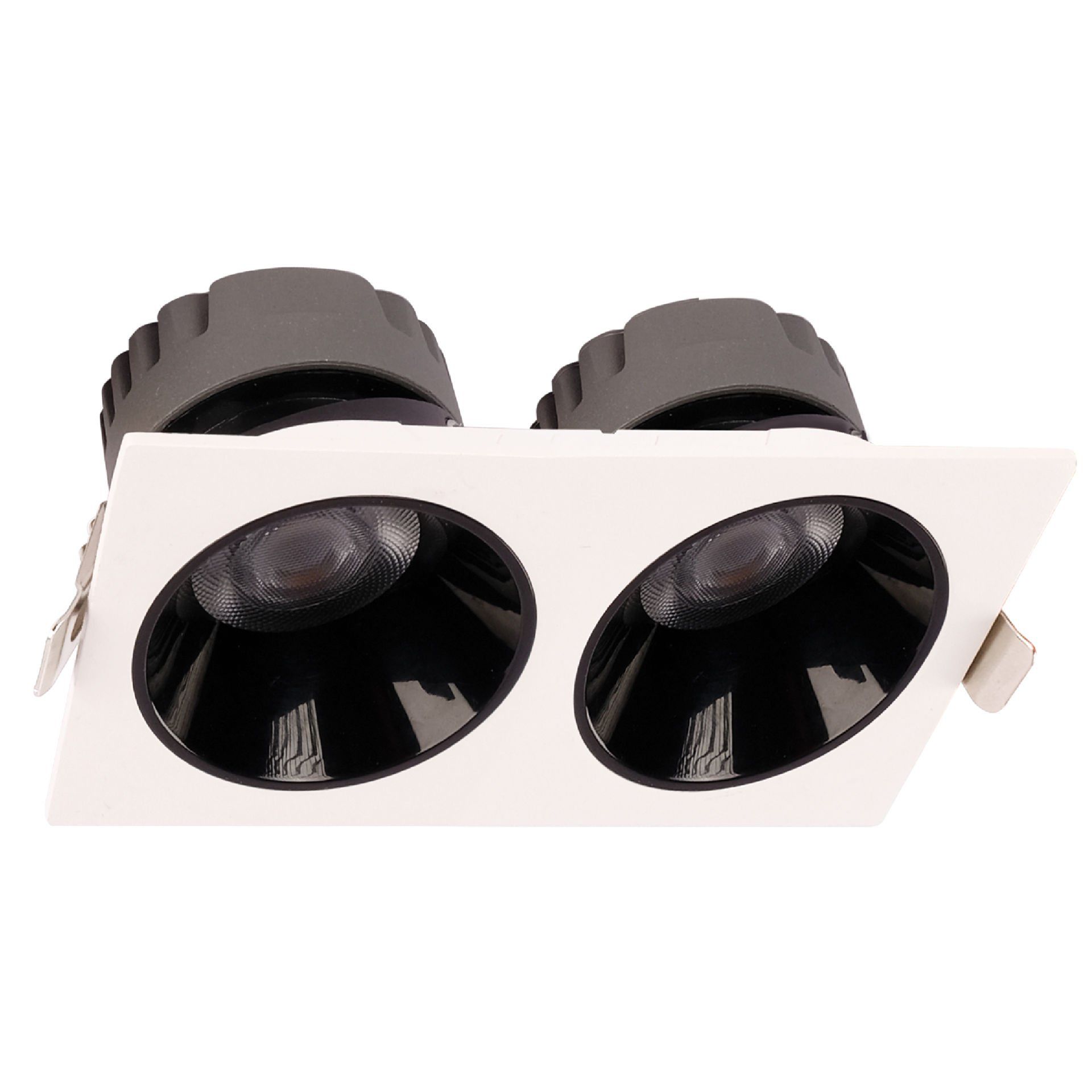 ad10-01630 ACK 2X10W Sıva Altı Kare Downlıght Beyaz 6500K AD10-01630 - Görsel 1