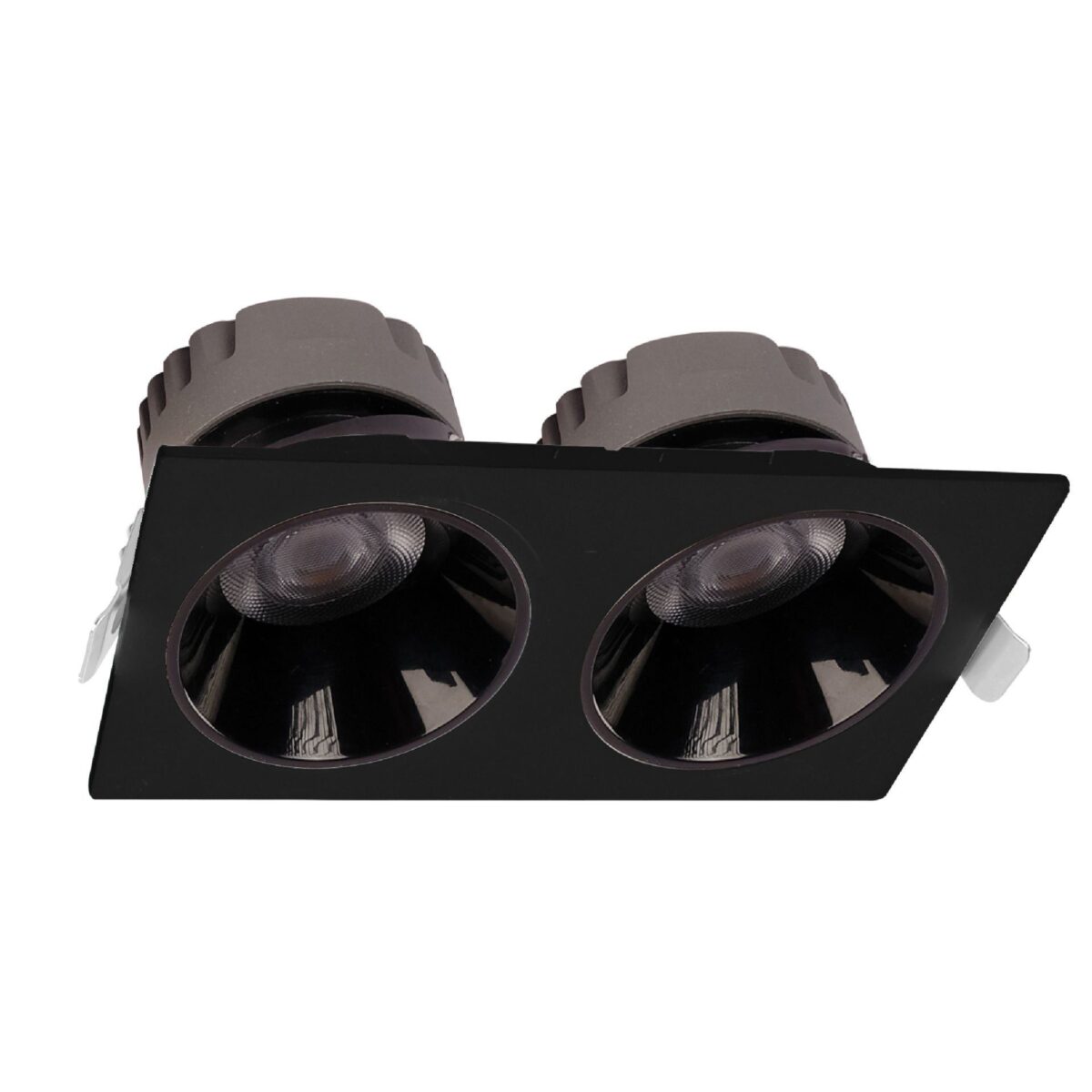 ACK 2X10W Sıva Altı Kare Downlıght Siyah 6500K AD10-01631 - Görsel 2