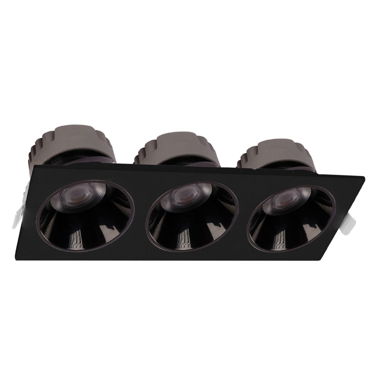 ACK 3X10W Sıva Altı Kare Downlıght Siyah 3000K AD10-01701 - Görsel 2