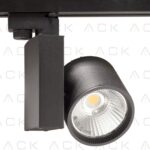 ACK 30W Sıyah 4000K Cob Led Monofaze Ray Armatürü AD30-04011