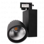 ACK 40W Sıyah 6500K Cob Led Monofaze Ray Armatürü AD30-14731
