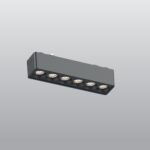 ACK 6W Slim Magnet Ray Armatürü Lensli 12,2Cm 3000K Ip20 Dip Switch Smart Driver Dimli - Görsel 2