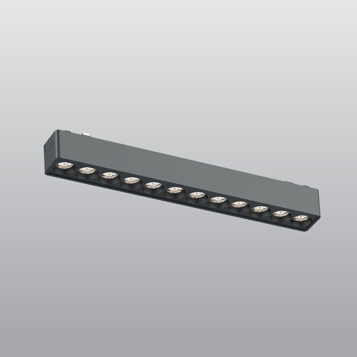 ACK 12W Slim Magnet Ray Armatürü Lensli 23Cm Dip Switch Smart Driver Dimli AD45-02291 - Görsel 2