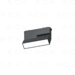 ACK 6W Slım Magnet Ray Armatürü Katlanır /  Difüzörlü 12,2Cm 3000K Ip20 AD45-03101