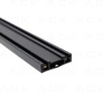 ACK Slım Magnet Ray Sıvaüstü Siyah 2 Mt AD45-91002