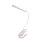 ACK Şarjlı Dokunmatik Dimli Beyaz Gövde Led Masa Lambası 2,5W Ip20 Mandallı AF11-10012 - Görsel 4