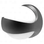 ACK 12W Norma-B Black 3000K Led Bahçe Aplıgı AG40-01402 - Görsel 3