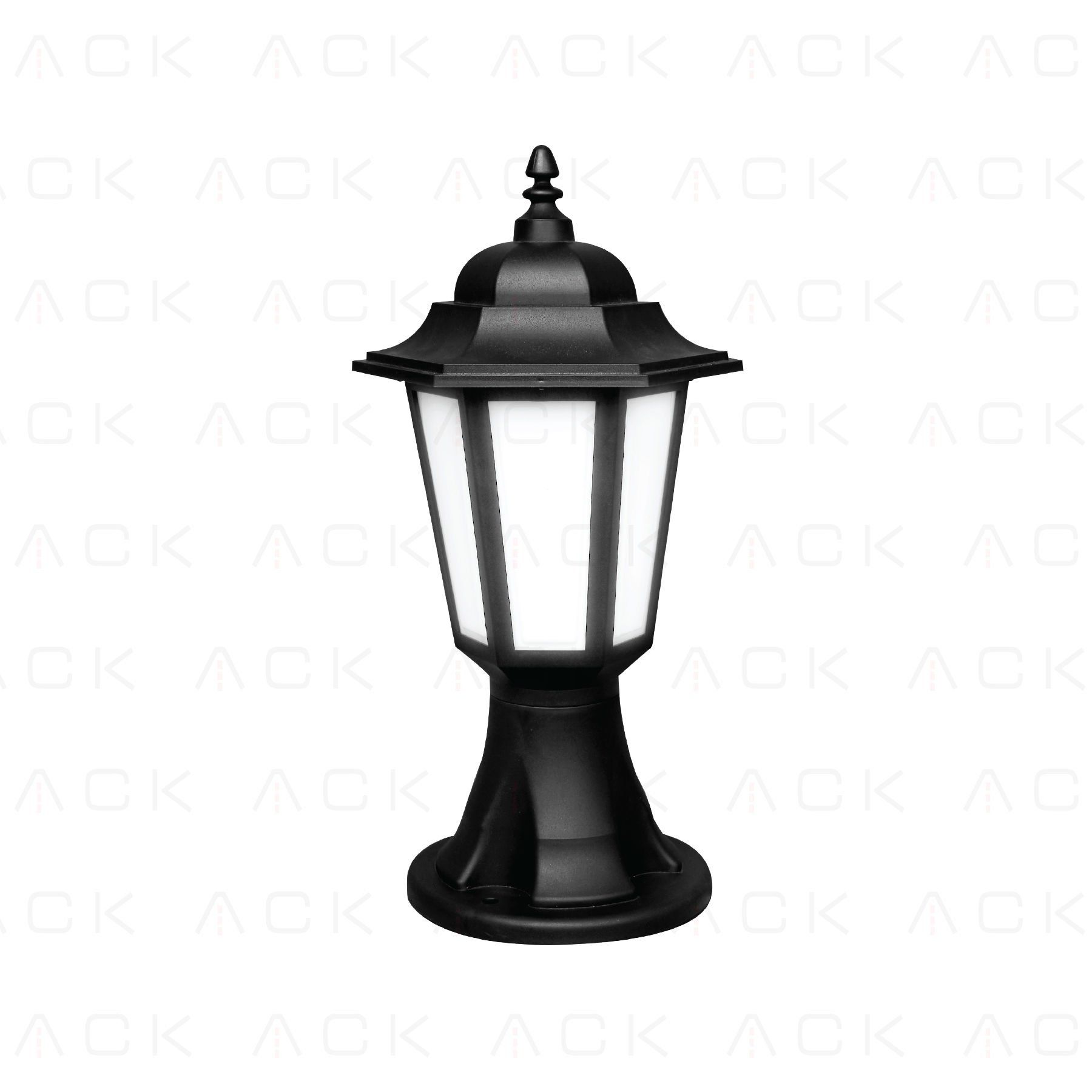 ag57-05221 ACK Perge Pc Bahçe Set Üstü Armatür E27 Duy 420X160Xmm AG57-05221 - Görsel 1