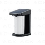 ACK Solar Led Duvar Apliği Dimli  Siyah Ip54 127Mmx105Mmx179Mm AG60-04851