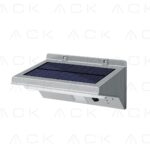ACK Solar Duvar Apliği Hareket Sensörlü  Dimli  Ip54 Beyaz 164Mmx109Mmx84Mm AG60-07851 - Görsel 3