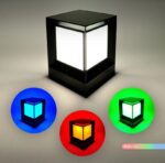 ACK Solar Led Bahçe Armatürü 198X198X260Mm 8W/H Rgb AG60-08891 - Görsel 2