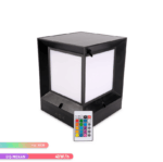 ACK Solar Led Bahçe Armatürü 198X198X260Mm 8W/H Rgb AG60-08891 - Görsel 3