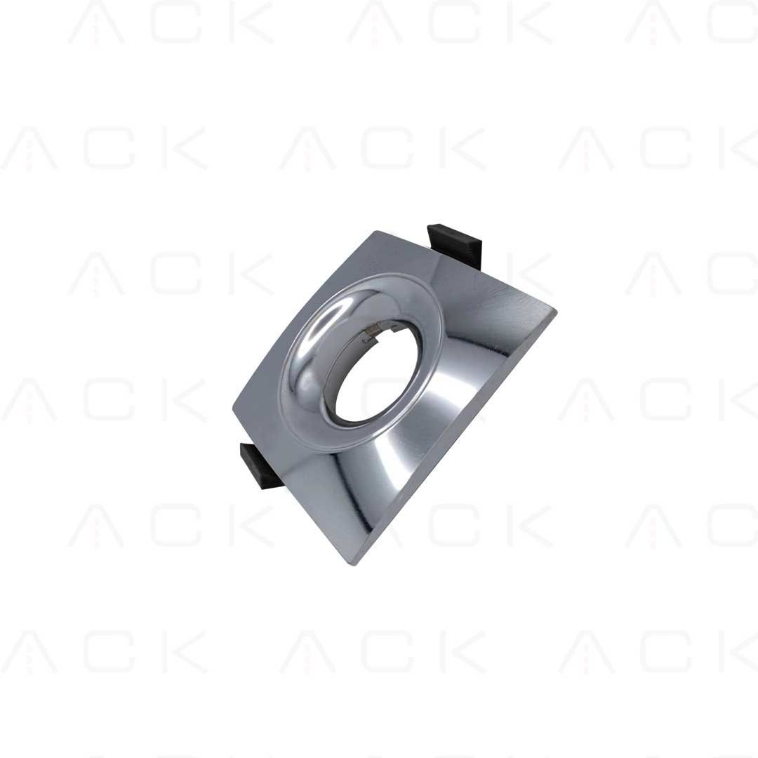 ah03-04135 ACK Krom  Sıva Altı Spotlıght 100*100*30Mm AH03-04135 - Görsel 1