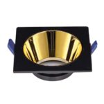 ACK Siyah Kare Çerçeve / Rose Gold Reflektör Sıva Altı Spotlıght Metal Gövde AH03-08021 - Görsel 2