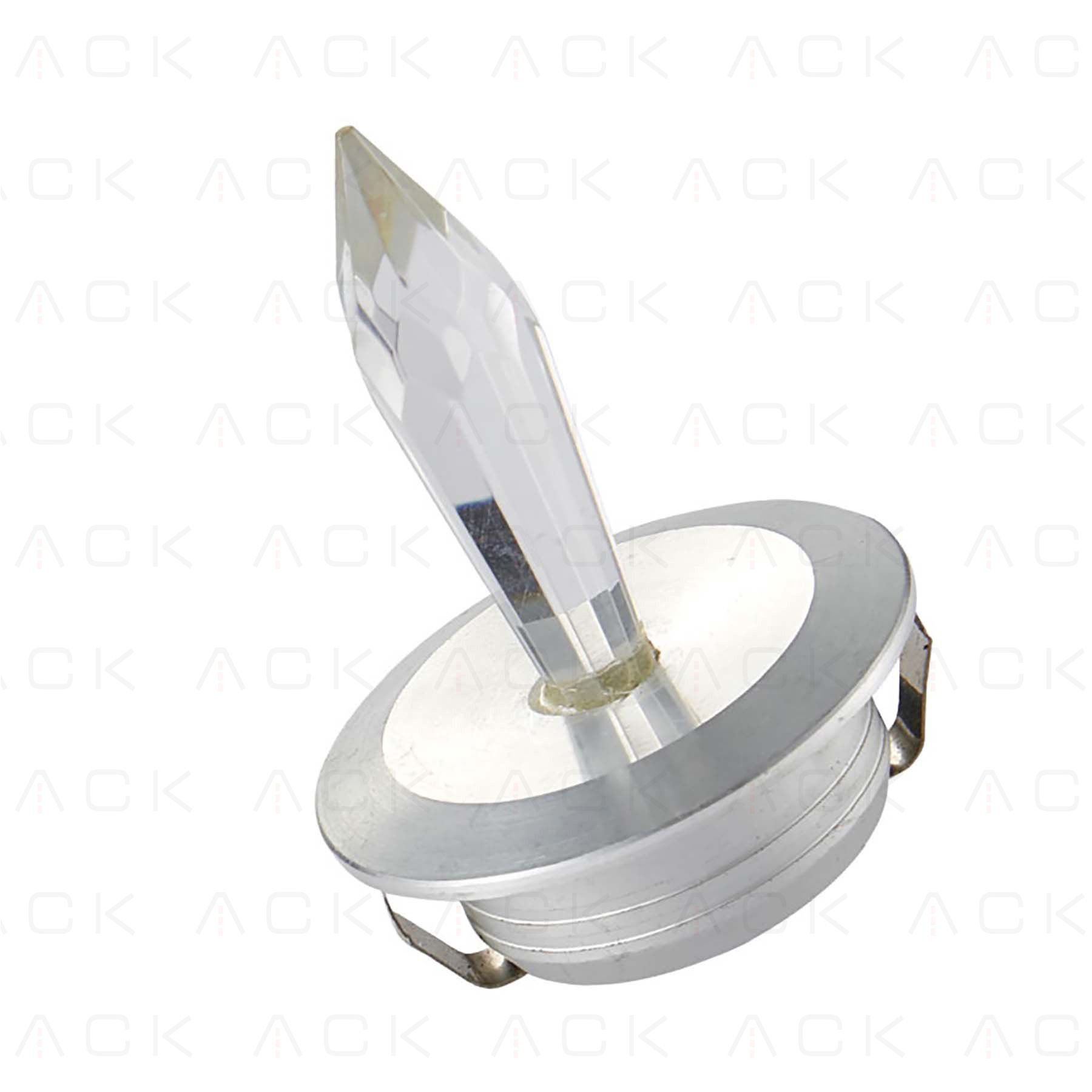 ah05-00853 ACK 3W Mat Krom Yesıl Isık Sıva Altı Led Spotlıght AH05-00853 - Görsel 1