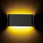 ACK Avva 6W Sıyah 4000K Led Duvar Armatürü AH07-03211