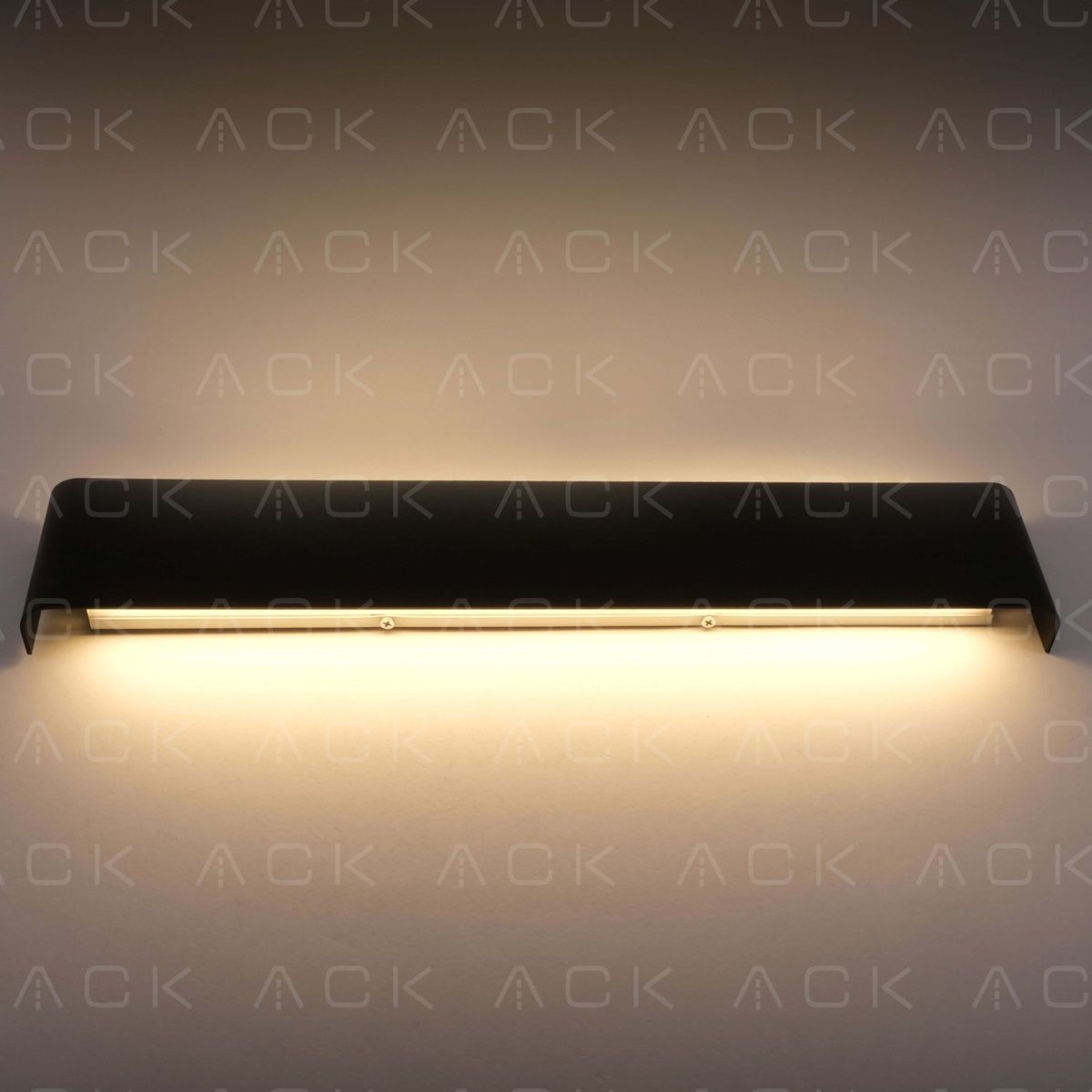 ah07-03711 ACK Avva 24W Siyah 4000K Led Duvar Armatürü AH07-03711 - Görsel 1