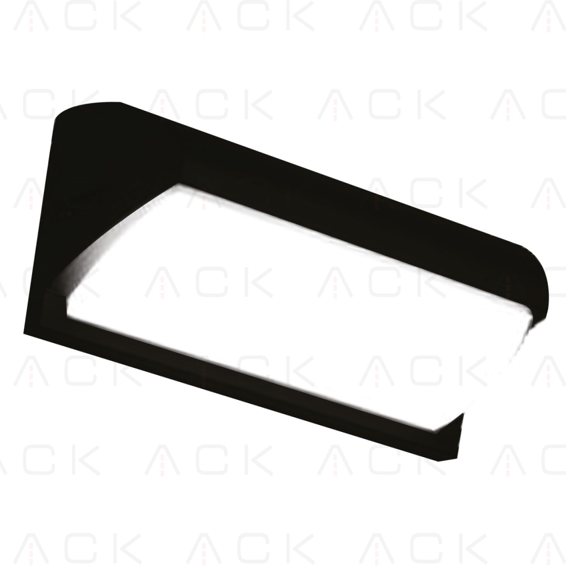 ah07-06400 ACK Led Duvar Aplıgı Sıyah Govde 30W 3000K (Mpl18 Black Body) AH07-06400 - Görsel 1