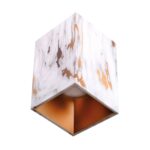 ACK Sıvaüstü Dekoratif Armatür  74X110Mm Parlak Gül Reflektör Gold Mermer Kasa AH12-07573