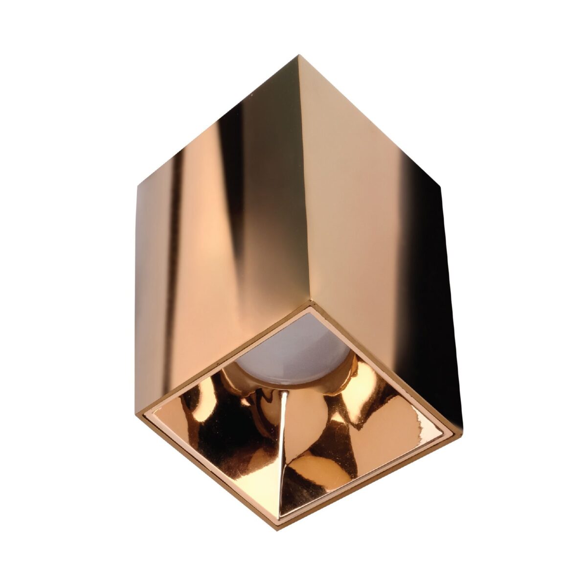 ACK Sıvaüstü Dekoratif Armatür  74X110Mm Parlak Gül Reflektör Bakır Kasa AH12-07577 - Görsel 2