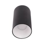 ACK Sıvaüstü Dekoratif Armatür Ø80Mmx110Mm  Siyah Reflektör Siyah Kasa AH12-08511