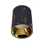 ACK Sıvaüstü Dekoratif Armatür Ø80Mmx110Mm Siyah Reflektör Siyah Memer Kasa AH12-08514 - Görsel 2